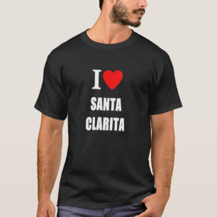 T-shirt I Love Père Noël Clarita Souvenir souvenir