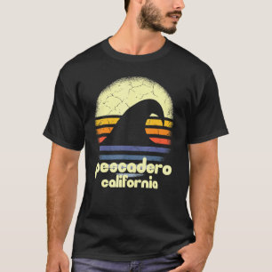 T-shirt I Love Pescadero Beach California Ocean Wave CA