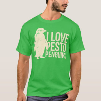 T-shirt I love pesto penguins Pesto Penguin family