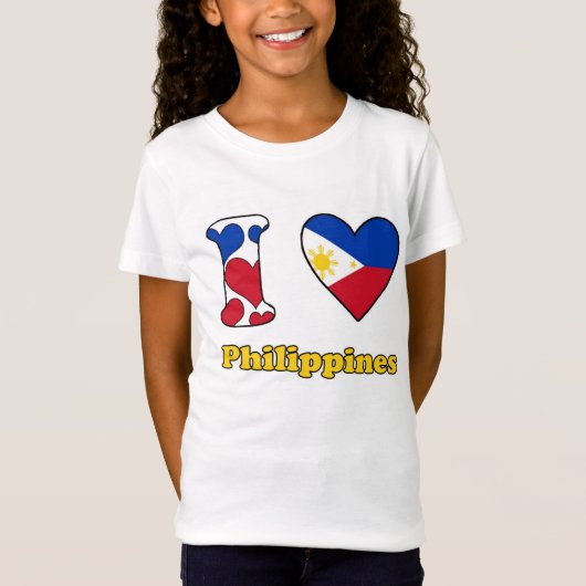 T-Shirt I Love Philippines (Devant)