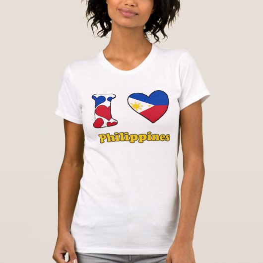 T-shirt I Love Philippines (Devant)