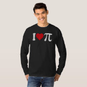 T-shirt I Love Pi Day Cute Heart Math Symbols Teacher Stud (Devant entier)