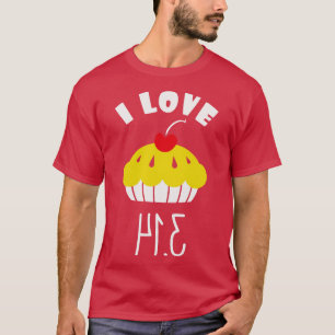 T-shirt I Love Pi Math Humor Funny Teacher S 
