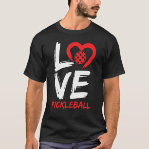 T-shirt I Love Pickleball Cool Vintage Pickle Ball Player