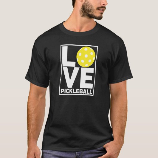 T-shirt I Love Pickleball Do You (Devant)