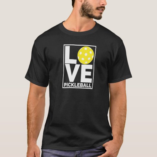 T-shirt I Love Pickleball Do You (Devant)