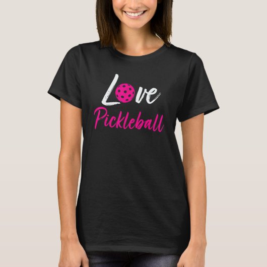 T-shirt I Love Pickleball Pickle Ball for Player (Devant)