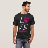 T-shirt I Love Pickleball Pickleball Player Pickleball Bal (Devant entier)
