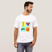 T-shirt I Love Pickleball T Shirt (Devant entier)