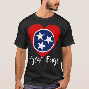 T-shirt I Love Pigeon Forge, Tennessee Great Smoky Mountai