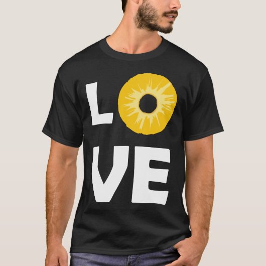 T-shirt I Love Pineapple (Devant)