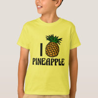 I Love Pineapple Summer Kids