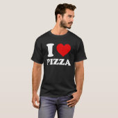 T-shirt I Love Pizza (Devant entier)