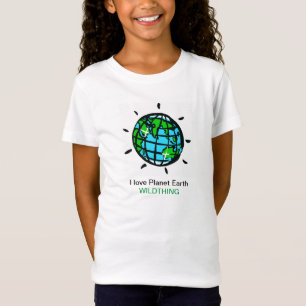 T-Shirt I love Planet Earth - Wildthing - Nature -