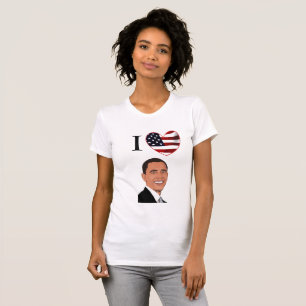 T-shirt I Love President Barack Obama Shirt