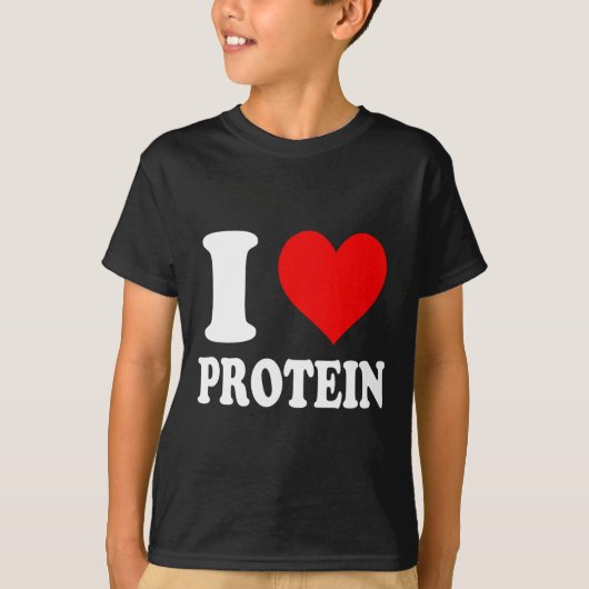 T-shirt I Love Protein 1 (Devant)