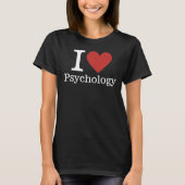 T-shirt I ❤️ Love Psychology for Faculty/Students Women's (Devant)