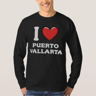 T-shirt I Love Puerto Vallarta Mexico 5