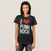 T-shirt I Love Punk Rock (Devant entier)
