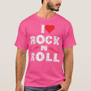 T-shirt I Love Rock N Roll Musical Genre Music Lover