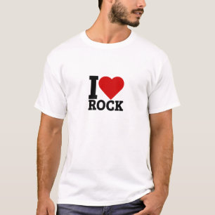 T-shirt I Love Rock - Rock Lover