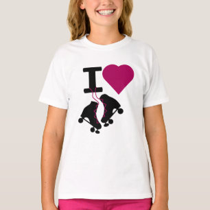 T-shirt I Love Roller Skating