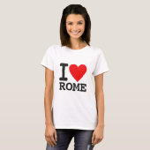 T-shirt I love Rome (Devant entier)