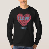 T-shirt I Love Runt Heart Image Hobby Ou Hobbyist (Devant)