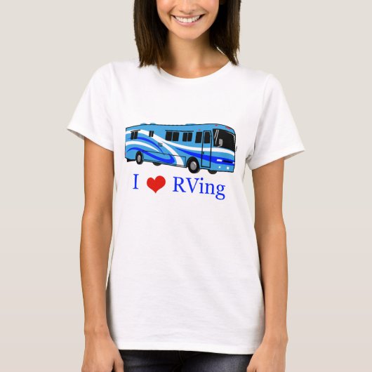 T-shirt I Love RVing (Devant)