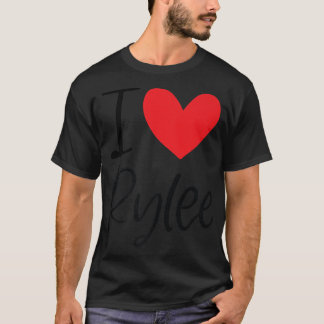 T-shirt I Love Rylee Name Personalized Girl Woman BFF Frie