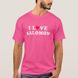 T-shirt I Love Salomon Matching Girl & Boyfriend Sal