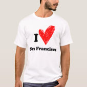 T-shirt I love San Francisco T Shirt (Devant)