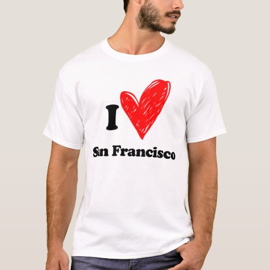 T-shirt I love San Francisco T Shirt (Devant)