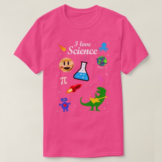 T-shirt I Love ScienceTShirt (Design devant)