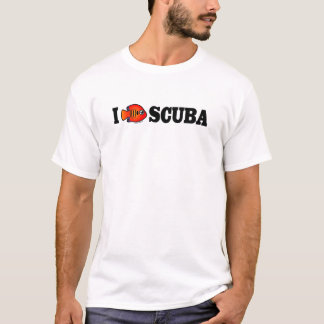 T-shirt I Love scuba