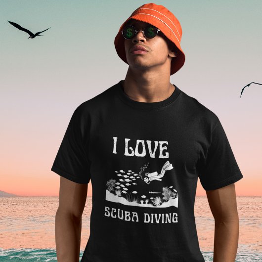 T-shirt I Love Scuba Diving