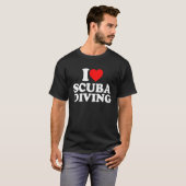 T-shirt I Love Scuba Diving (Devant entier)