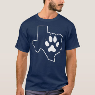 T-shirt I Love Secourt Chiens Texas Secourt Chien Papa Mam
