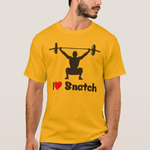 T-shirt I Love Snatch (Poids)