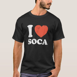 T-shirt I Love Soca West Carnival indien