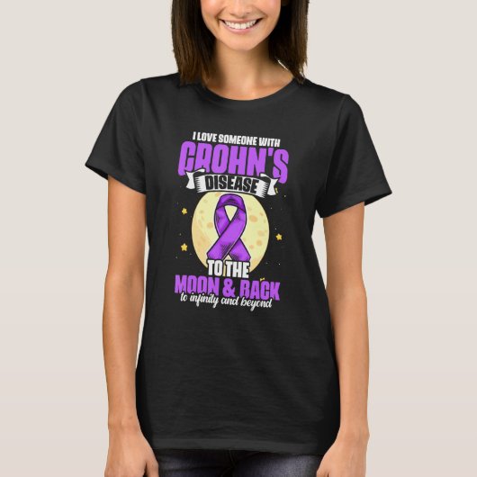 T-shirt I Love Someone With Crohn's Disease for Patient (Devant)