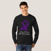 T-shirt I Love Someone With Fibromyalgia Awareness (Devant entier)