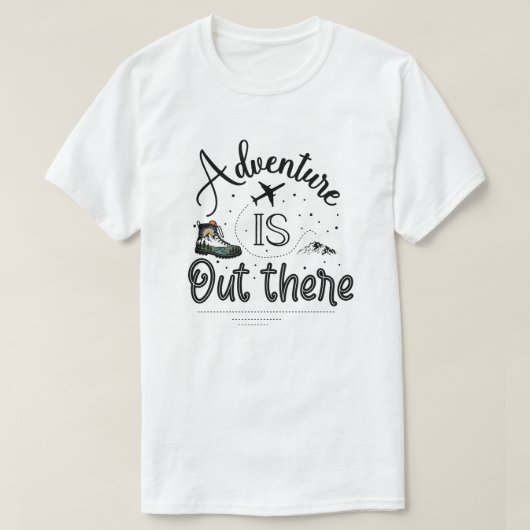 T-shirt I love spending as much time as possible outdoors (Design devant)