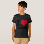 T-shirt I Love Srts Fitness Motivation  (Devant entier)