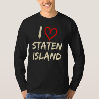 T-shirt I Love Staten Island
