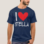 T-shirt I Love Stella Name Personalized Girl Woman Bff Fri<br><div class="desc">I Love Stella Name Personalized Girl Woman Bff Friend Heart1172 .</div>