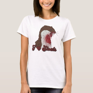 T-shirt I Love Stoats