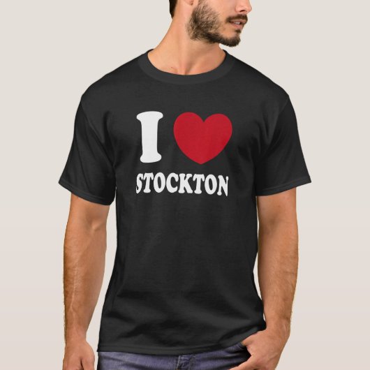 T-shirt I Love Stockton (Devant)