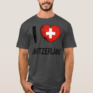 T-shirt I Love Switzerland My Home My Country 11