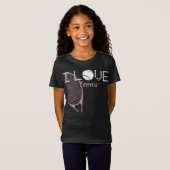 T-Shirt I love Tennis (Devant entier)